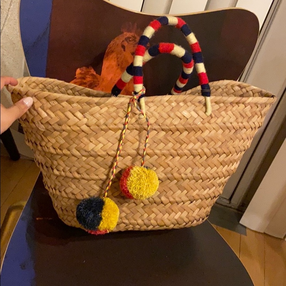 Kayu Large Straw Bag